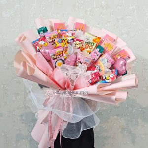 bó hoa bánh kẹo-BHK01