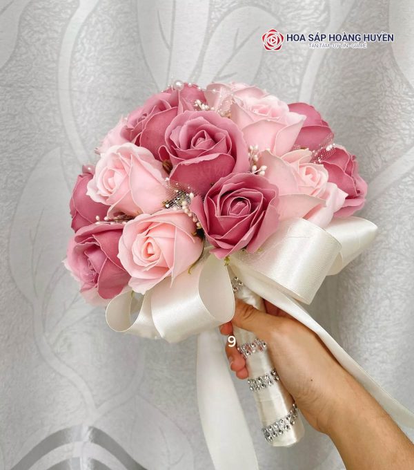 bó hoa cưới mix màu (5)