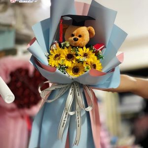 bó hoa gấu tốt nghiệp (2)
