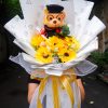 bó hoa gấu tốt nghiệp
