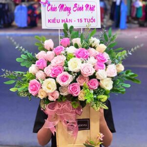 Chậu hoa sáp để bàn GHS-18