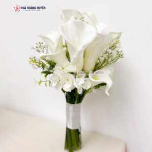 bó hoa cưới hoa rum calla lily
