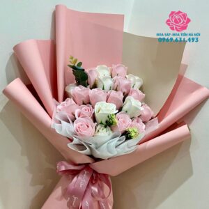 hoa hồng sáp lụa