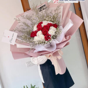 Bó hoa hồng sáp thơm (cảm giác lạ)