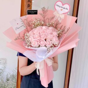 Bó hoa hồng sáp thơm (Chỉ cần có em)