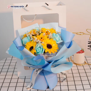 bó hoa hướng dương sáp nhỏ xinh (2)