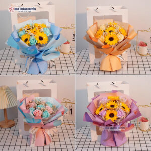 bó hoa hướng dương sáp nhỏ xinh (4)