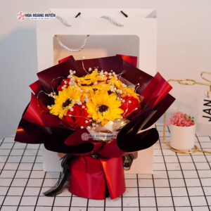 bó hoa hướng dương sáp nhỏ xinh (5)