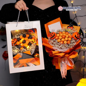 Bó hoa kẹo Halloween