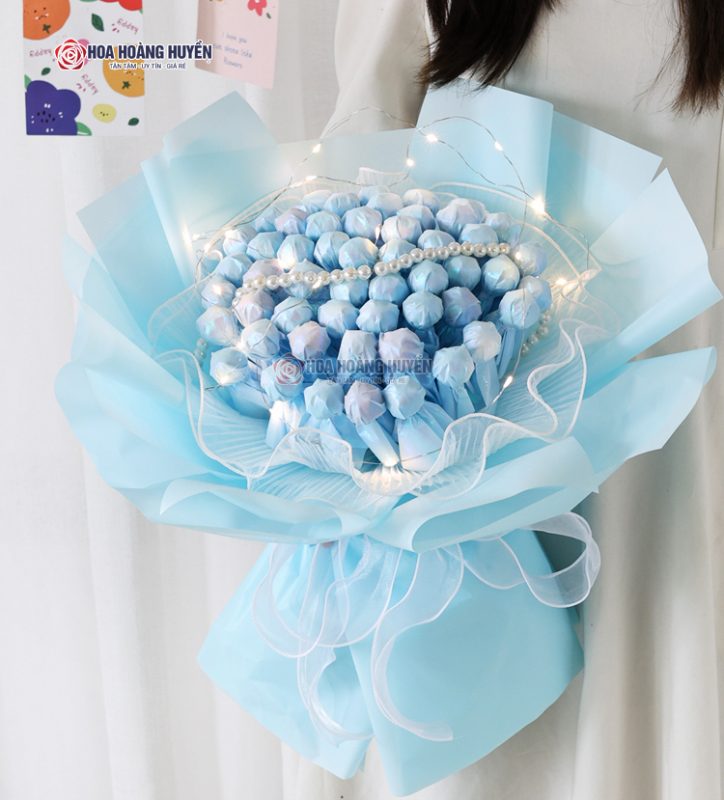 bó hoa kẹo mút to khổng lồ