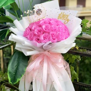 Bó hoa nhũ 25 bông