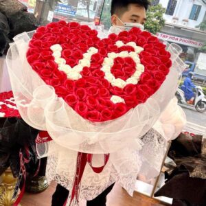 bó hoa sáp chữ vợ