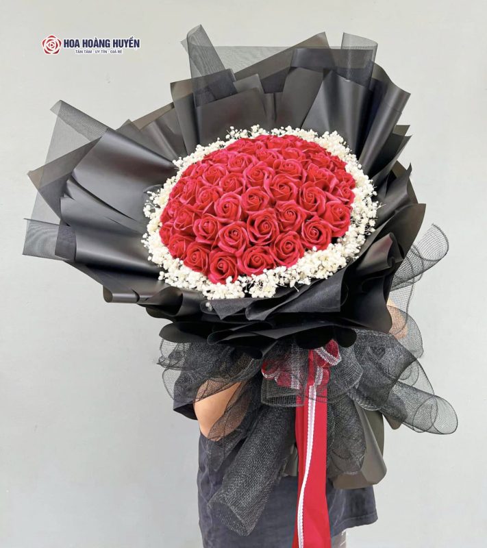 bó hoa sáp -giấc mơ tuyết trắng