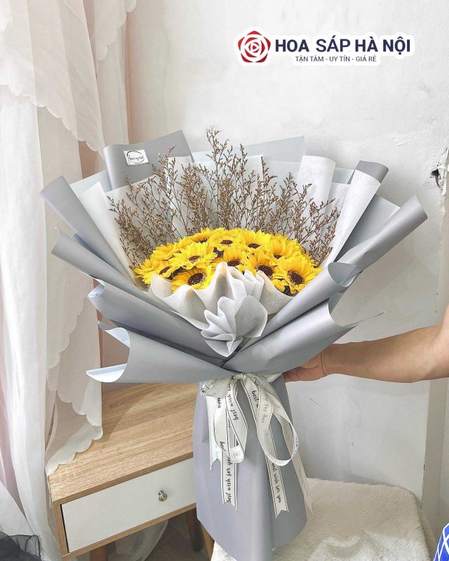 bó hoa sáp hướng dương (điều tuyệt vời nhất) (2)