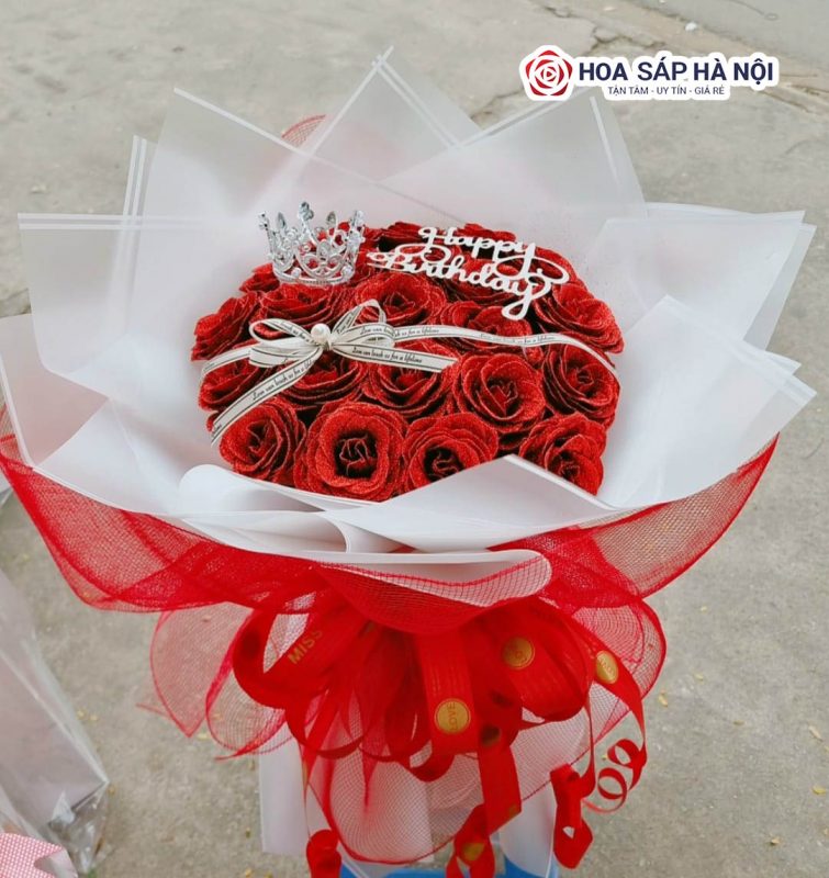 bó hoa sáp nhũ ấn tượng (2)