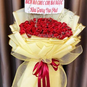 bó hoa sáp sinh nhật, khai trương (3)