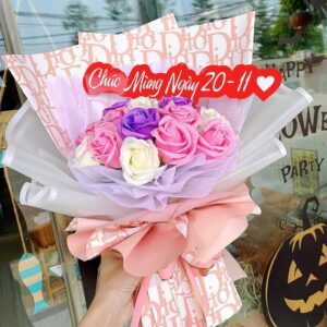 bó hoa sáp tặng cô (2)