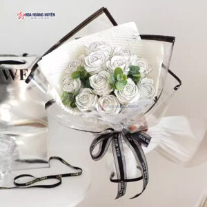 Bó hoa sáp viền độc đáo