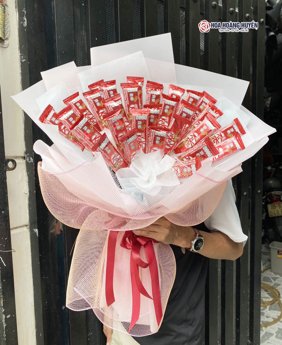 Bó hoa socola kitkat