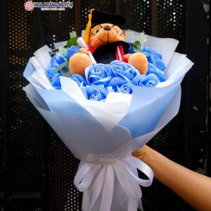 bó hoa tốt nghiệp kèm gấu (2)