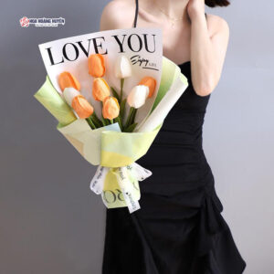 bó hoa tulip giả nhỏ xinh (3)