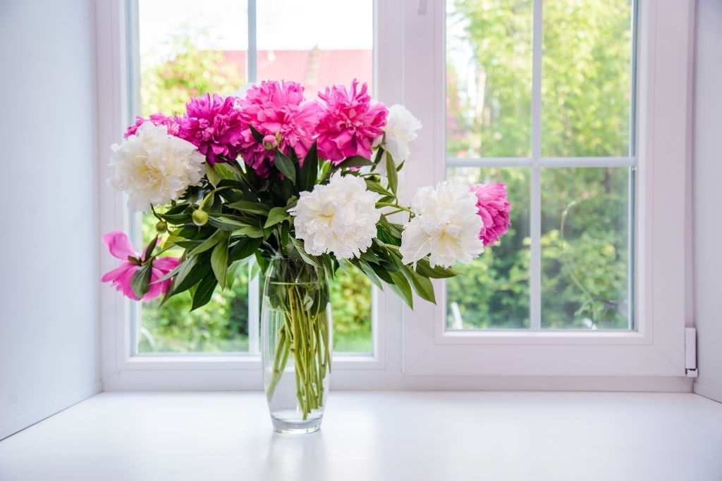 để hoa tươi nơi thoáng mát