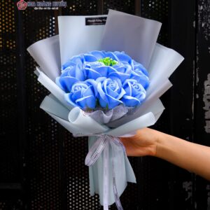 bó hoa sáp nhỏ