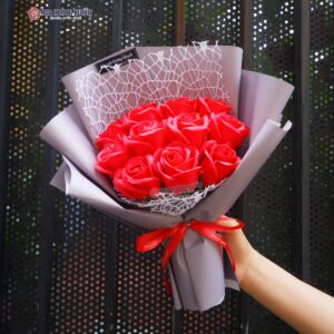 bó hoa sáp nhỏ