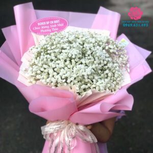 Bó hoa baby trắng
