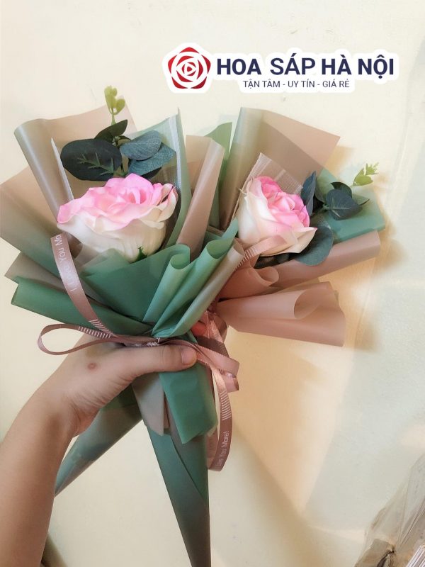 hoa hồng sáp 1 bông