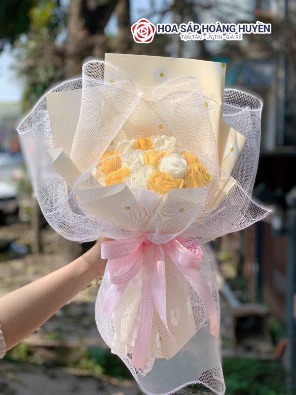 hoa hồng sáp 13 bông