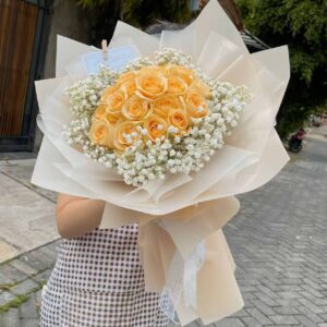 Bó hoa hồng sáp (Chung thủy một lòng)