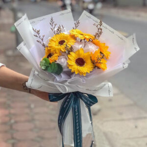 Bó hướng dương sáp -Tương lai tươi sáng