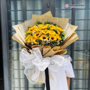 hoa hướng dương sáp