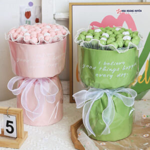 hoa kẹo mút handmade