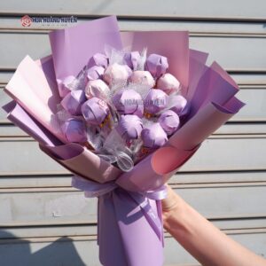 Hoa kẹo mút tặng người yêu mini
