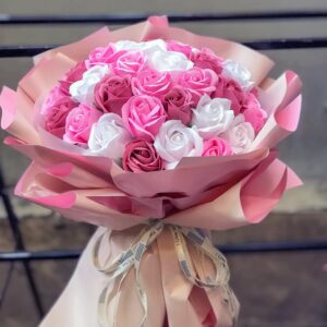 Hoa sáp đẹp 50 bông