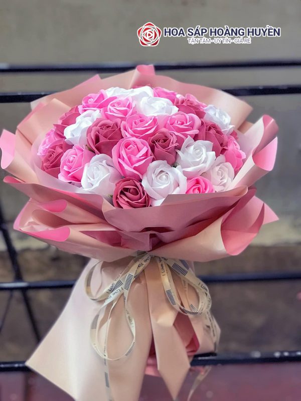 hoa sáp đẹp 50 bông