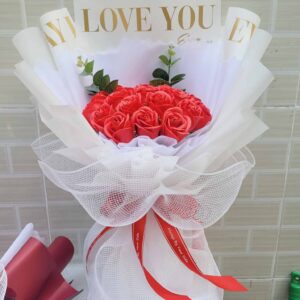 hoa sáp đỏ 20 bông