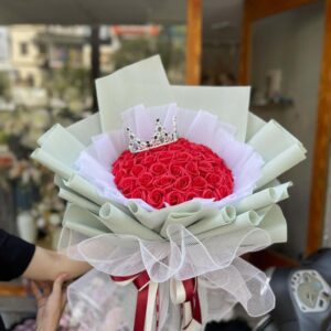 hoa sáp đỏ 35 bông