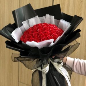 hoa sáp đỏ 35 bông