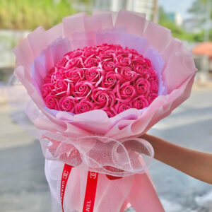Hoa sáp đỏ 40 bông