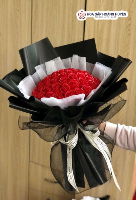 hoa sáp đỏ 35 bông