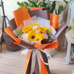 Bó hoa sáp hướng dương -HSHD02