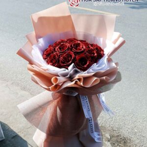 hoa sáp nhũ đỏ