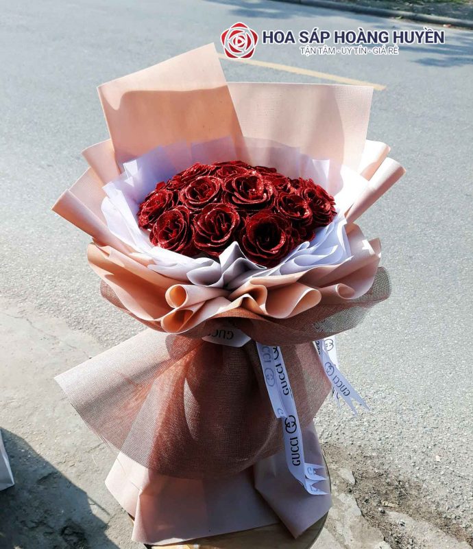 hoa sáp nhũ đỏ