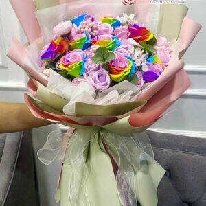 Hoa sáp thơm cầu vồng