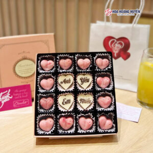 hộp quà socola valentine 18 viên