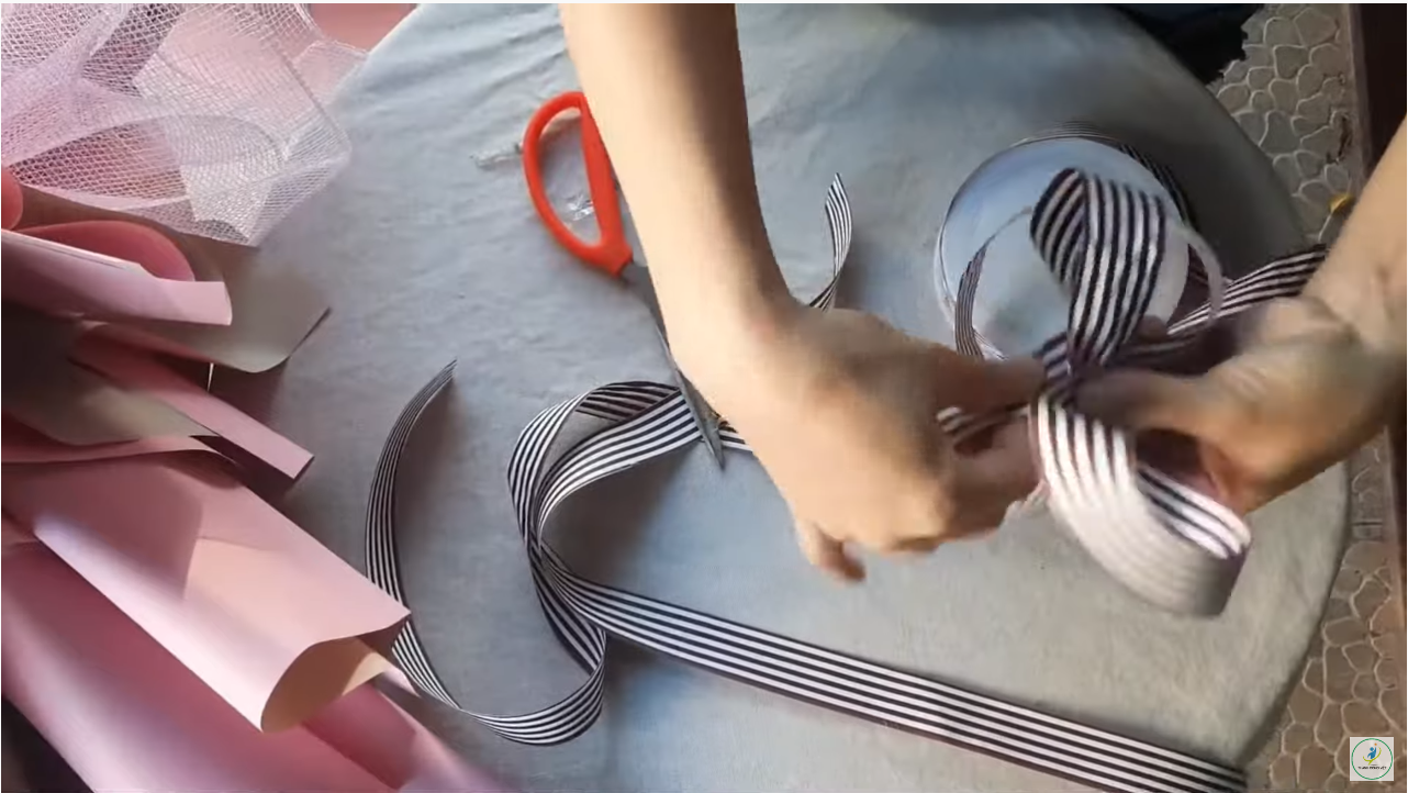 hướng dẫn bó hoa sáp