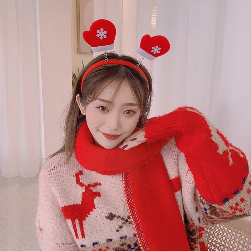khăn choàng noel
